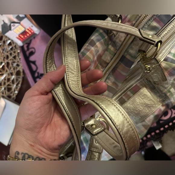 Large sized Coach Poppy multi-colored Spring edition Tote bag - Picture 5 of 16